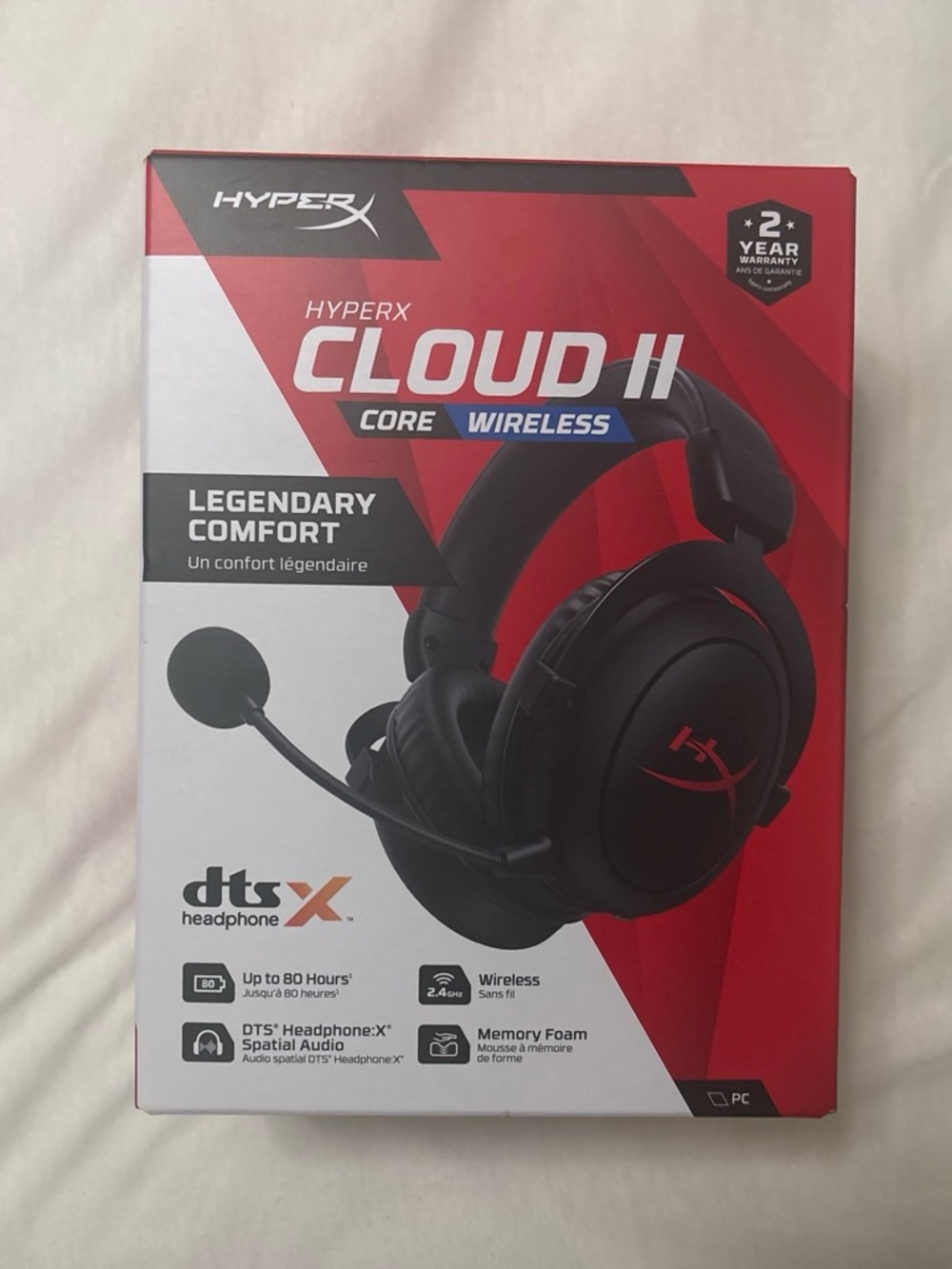 Brand new 
HyperX Cloud II Core Wireless Headset - Black & Red Accents